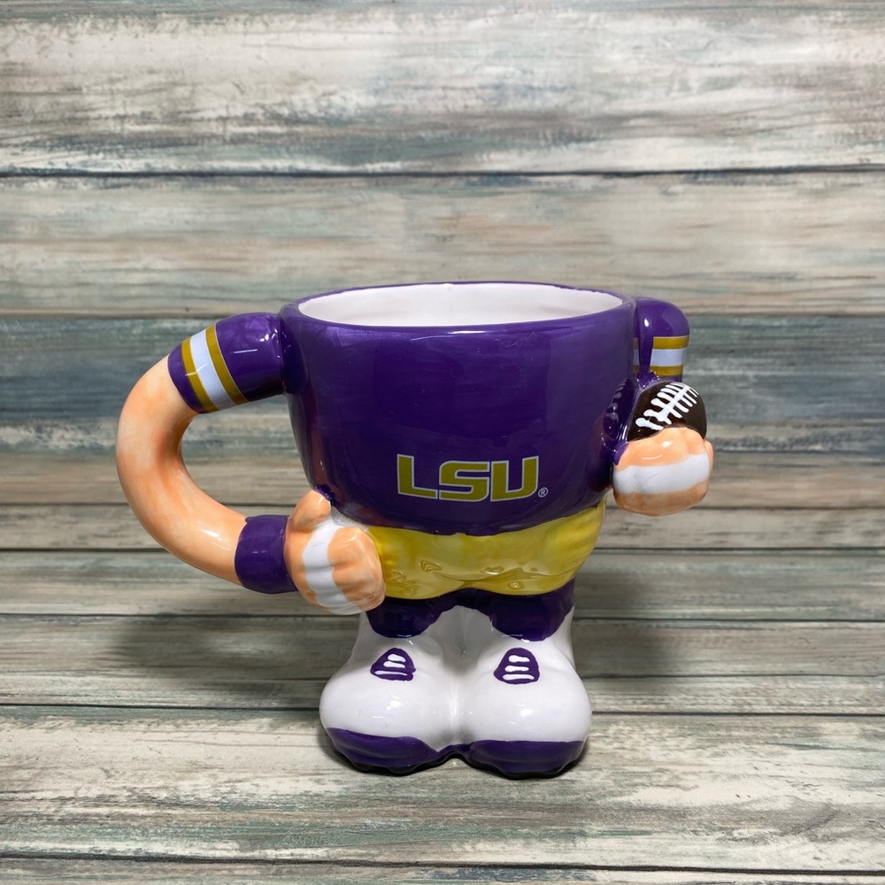 LSU Ceramic Mug Cup SMA Oficial Licensed Product